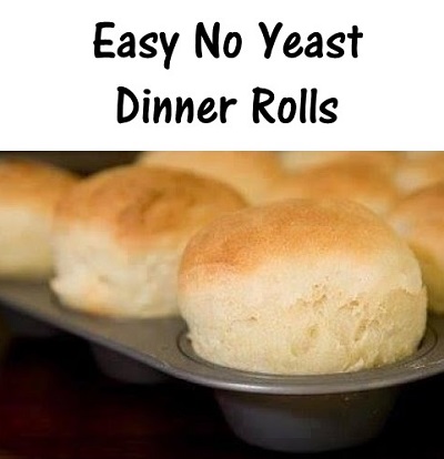 Easy No Yeast Dinner Rolls DIY Garden Crafts And More   Easy No Yeast Dinner Rolls 