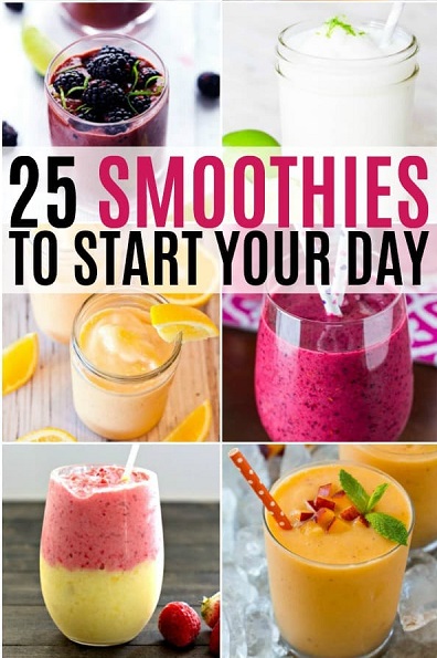 25 Smoothies to Start Your Day – DIY Garden, Crafts and More