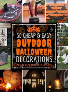 50 Cheap & Easy DIY Outdoor Halloween Decorations – DIY Garden, Crafts ...