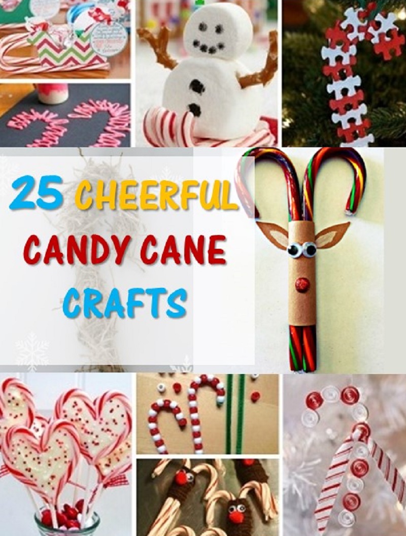 25 CHEERFUL CANDY CANE CRAFTS﻿ – DIY Garden, Crafts and More